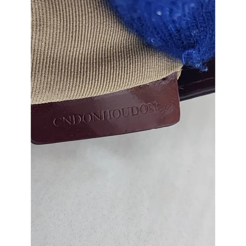 Authentic Burberry Nova Check Berry Red Star Small Hernville Hobo Bag Burgundy
